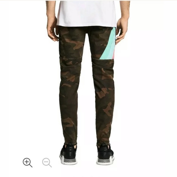 NENA & PASADENA NXP Hawkeye Camo Slim-Fit jeans - Picture 2 of 6